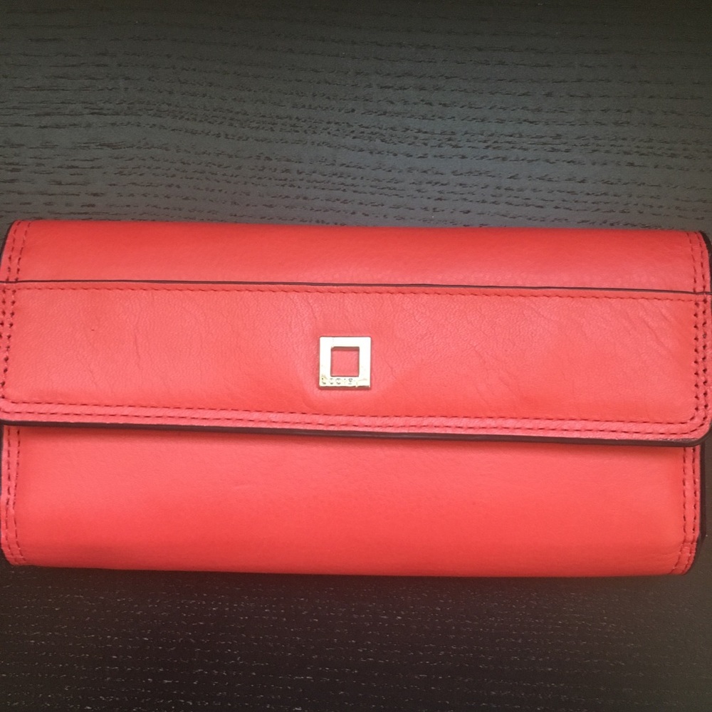 Stylish Red Leather Lodis Wallet